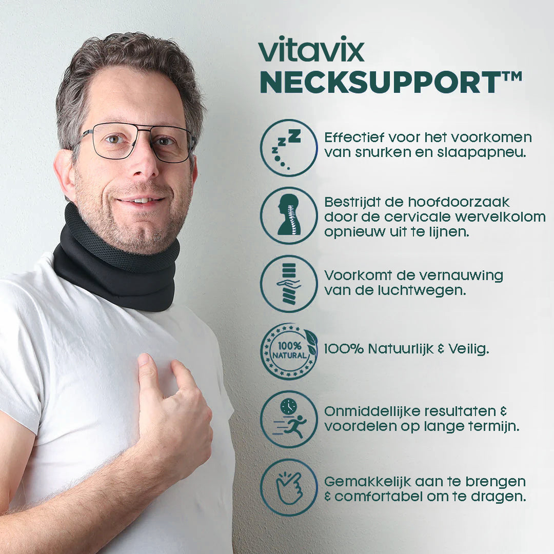 NeckSupport™ - Nooit meer snurken