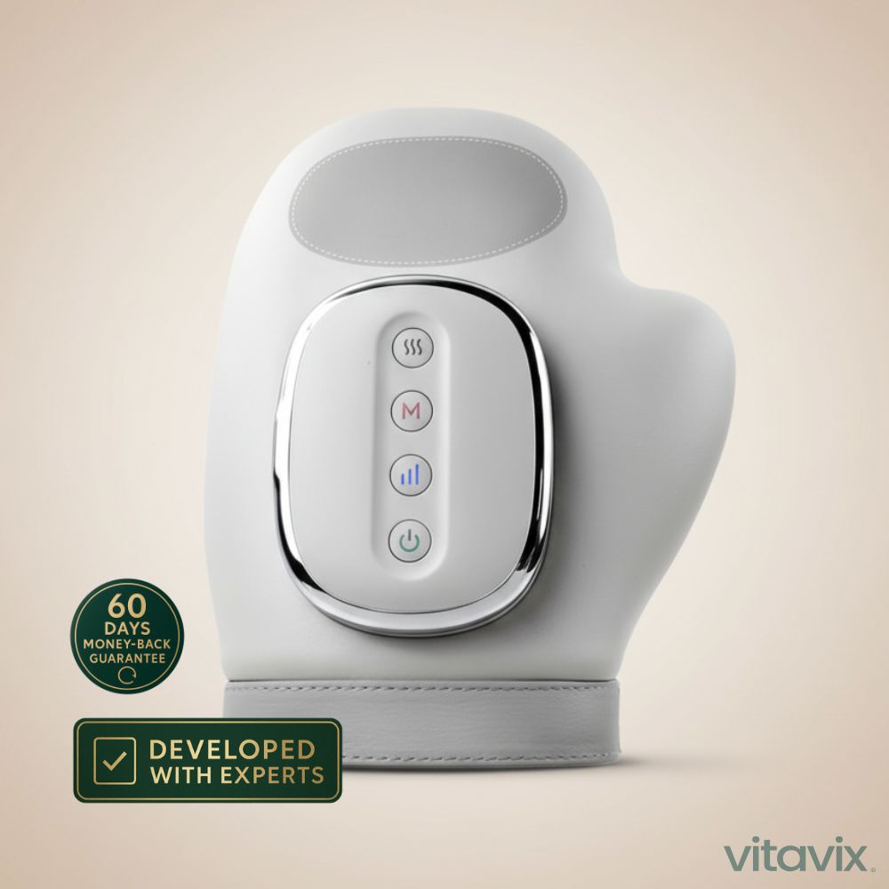 Vitavix™ Hand Massager – Instant Relief with Gentle Heat Therapy