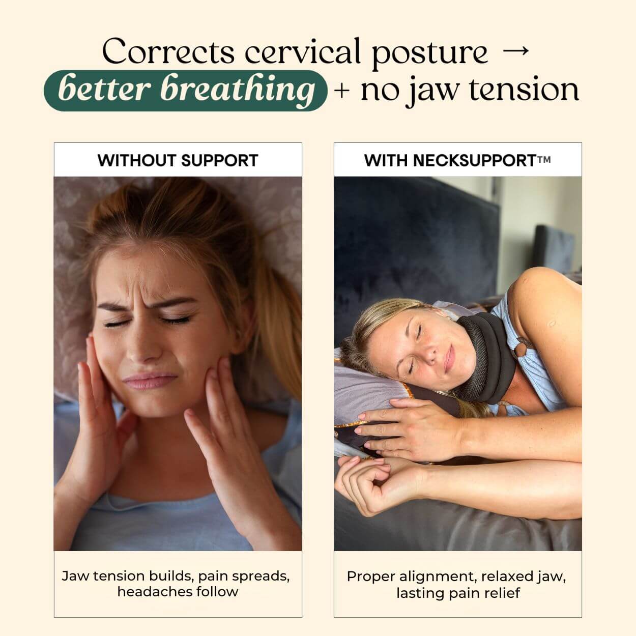 NeckSupport™ | The Orthopedic Solution for TMJ & Jaw Joint Pain