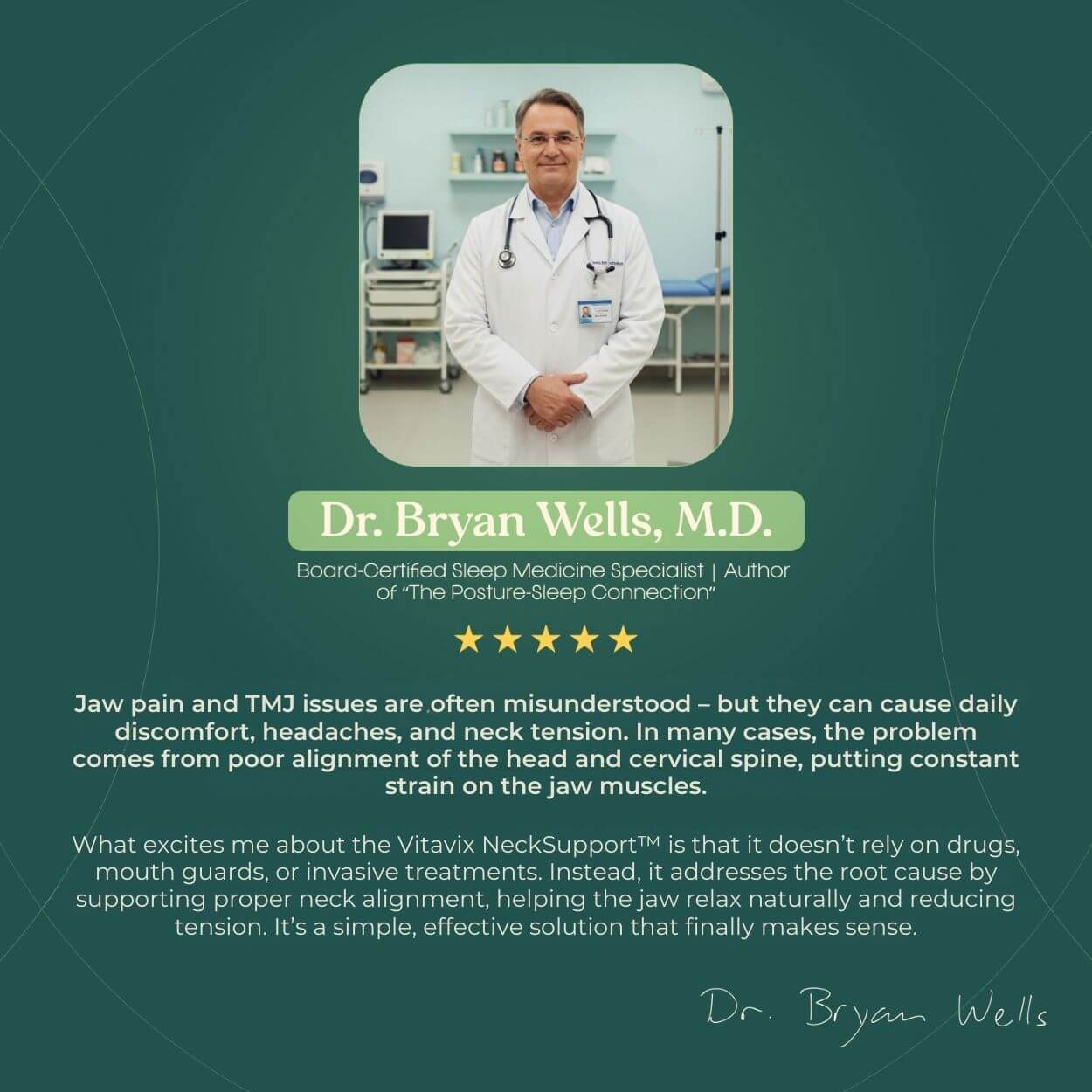 NeckSupport™ | The Orthopedic Solution for TMJ & Jaw Joint Pain