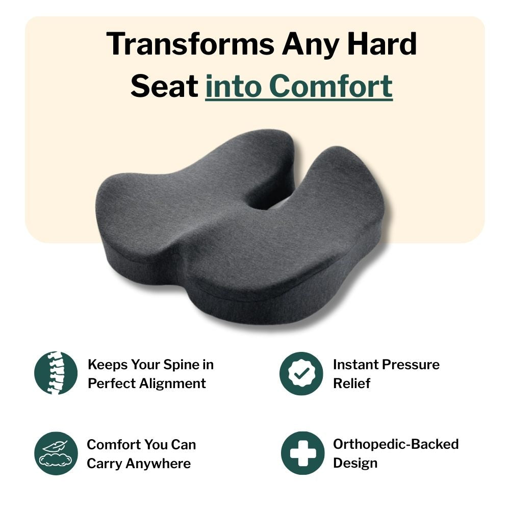 Vitavix™ Seat Cushion - Complete Back & Tailbone Relief