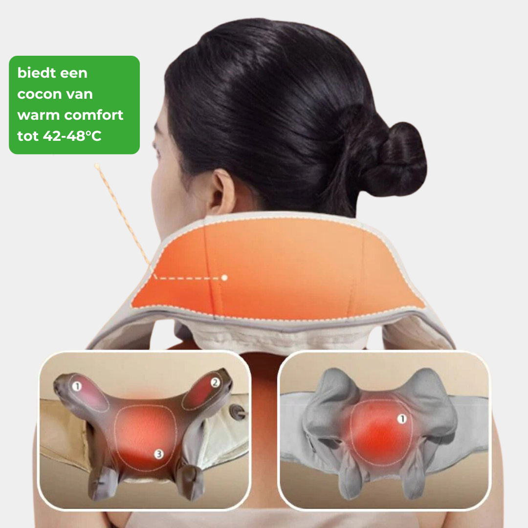 Vitavix™ Nek- & Schoudermassager met warmte